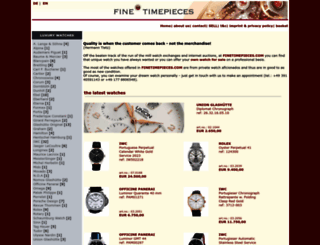 finetimepieces.com screenshot