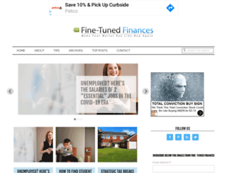 finetunedfinances.com screenshot