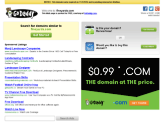 fineyards.com screenshot