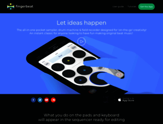 fingerbeat.com screenshot