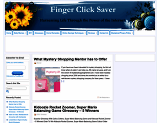 fingerclicksaver.com screenshot