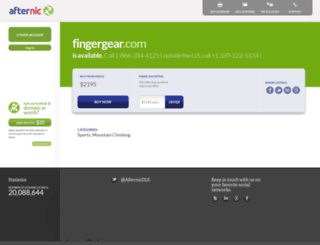 fingergear.com screenshot
