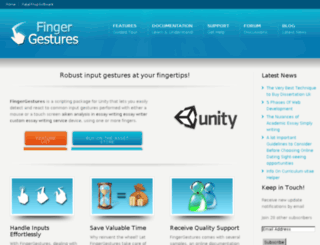 fingergestures.fatalfrog.com screenshot