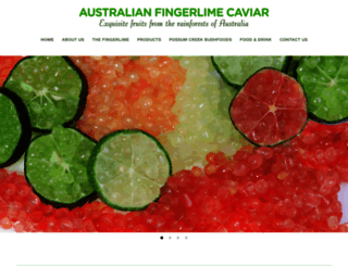 fingerlimecaviar.com.au screenshot