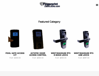 fingerprintdoorlocks.com screenshot