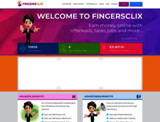 fingersclix.com screenshot