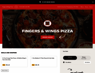 fingerswingspizza.com screenshot