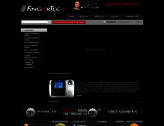 fingertecusa.com screenshot