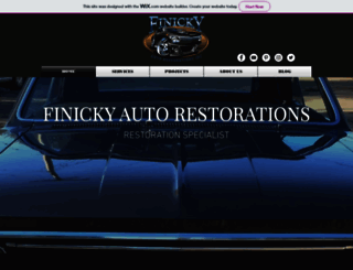 finickyrestorations.com screenshot
