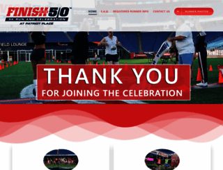 finishatthe50.com screenshot