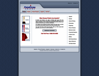 finishlineawards.com screenshot