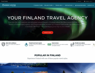 finland.nordicvisitor.com screenshot