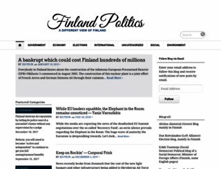finlandpolitics.org screenshot