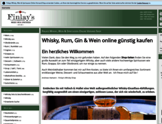 finlayswhiskyshop.de screenshot
