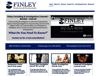 finleyinvestigations.com screenshot