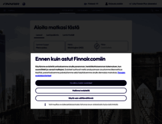 finnair.fi screenshot