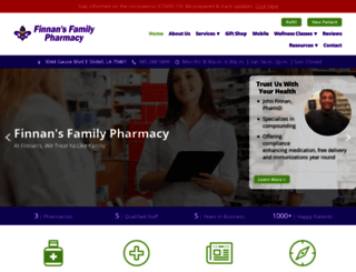 finnansfamilypharmacy.com screenshot