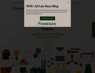 finnegan.com screenshot