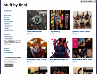 finni.storenvy.com screenshot