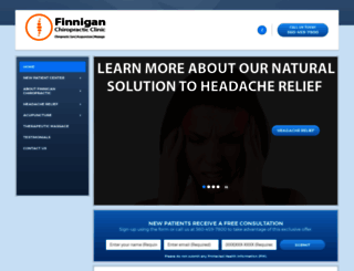 finniganclinic.com screenshot