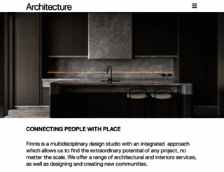 finnisarchitects.com.au screenshot