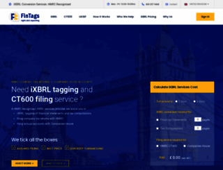 fintags.co.uk screenshot
