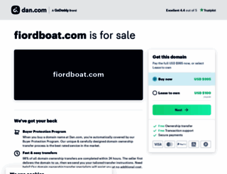 fiordboat.com screenshot