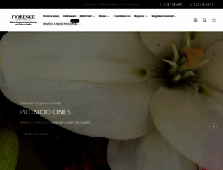 fiorence.com.mx screenshot