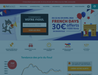 fioulmarket.fr screenshot