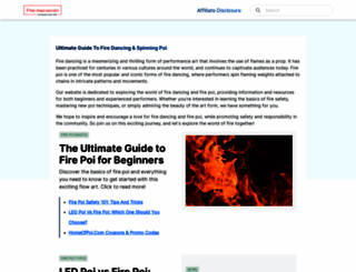 fire-dancing.com screenshot