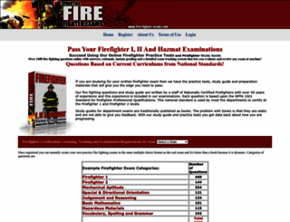 fire-fighter-exam.com screenshot