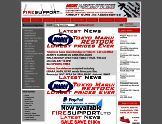 fire-support.co.uk screenshot