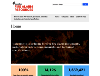 firealarmresources.com screenshot