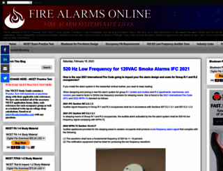 firealarmsonline.com screenshot