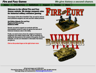 fireandfury.com screenshot