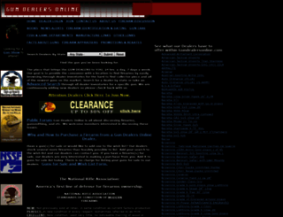 firearmdealersonline.com screenshot