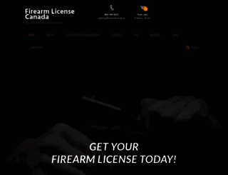 firearmlicense.ca screenshot