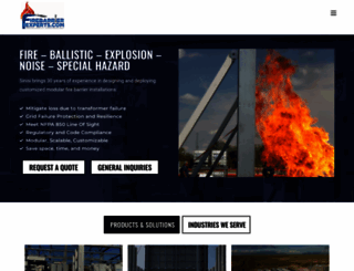 firebarrierexperts.com screenshot