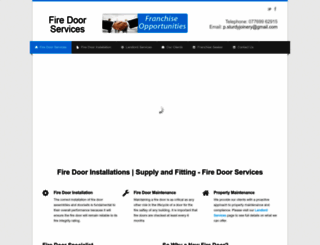 firedoorservices.co.uk screenshot