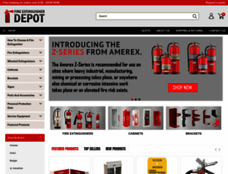 fireextinguisherdepot.com screenshot