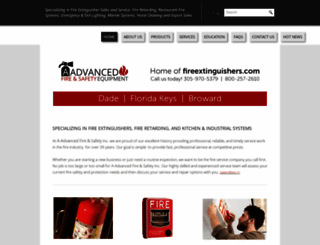 fireextinguishers.com screenshot