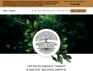fireflyhollowwellness.com screenshot
