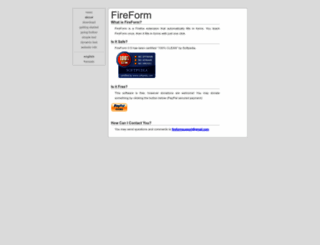 fireform.free.fr screenshot