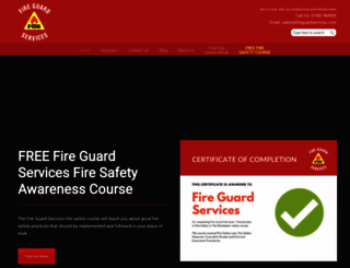 fireguardservices.com screenshot