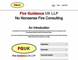 fireguidance.co.uk screenshot
