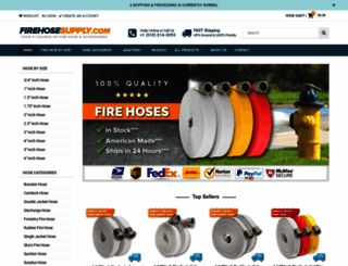 firehosesupply.com screenshot