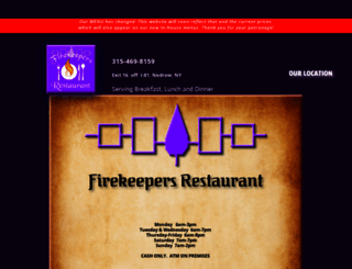 firekeepersrestaurant.com screenshot