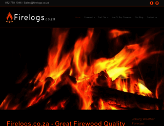 firelogs.co.za screenshot