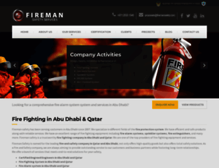 firemansafety.com screenshot