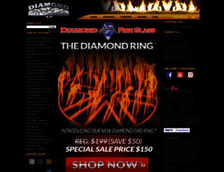 firepitglassrocks.com screenshot